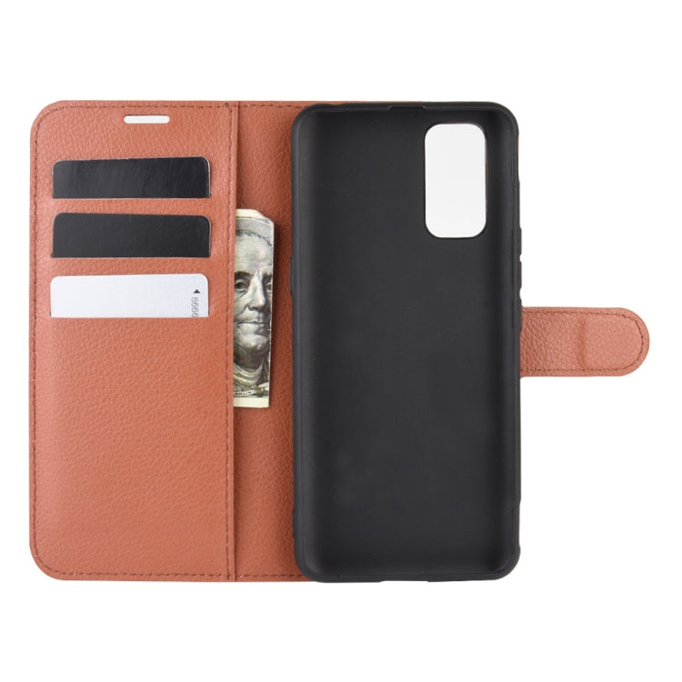 For vivo iQOO 3 5G Litchi Texture Horizontal Flip Protective Case with Holder & Card Slots & Wallet