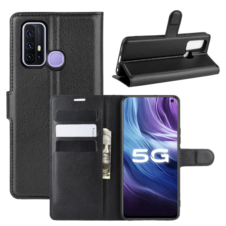 For vivo Z6 5G Litchi Texture Horizontal Flip Protective Case with Holder & Card Slots & Wallet