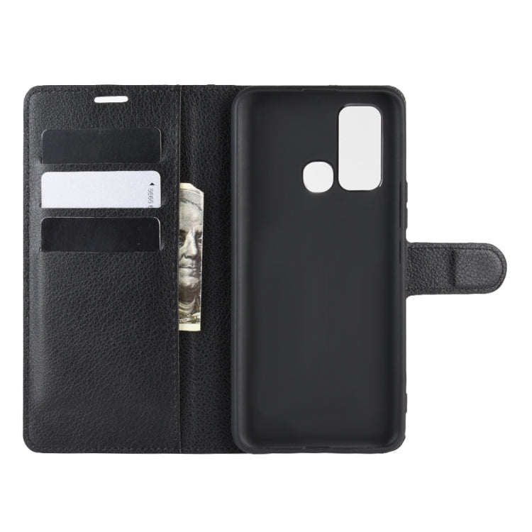 For vivo Z6 5G Litchi Texture Horizontal Flip Protective Case with Holder & Card Slots & Wallet