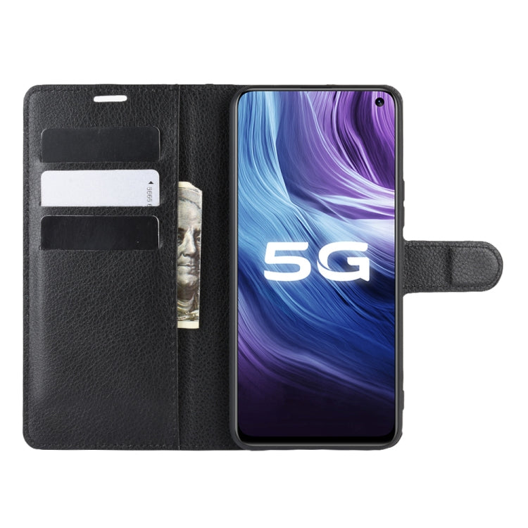 For vivo Z6 5G Litchi Texture Horizontal Flip Protective Case with Holder & Card Slots & Wallet