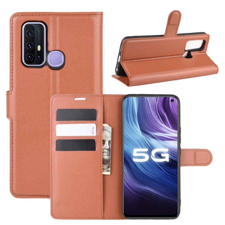 For vivo Z6 5G Litchi Texture Horizontal Flip Protective Case with Holder & Card Slots & Wallet