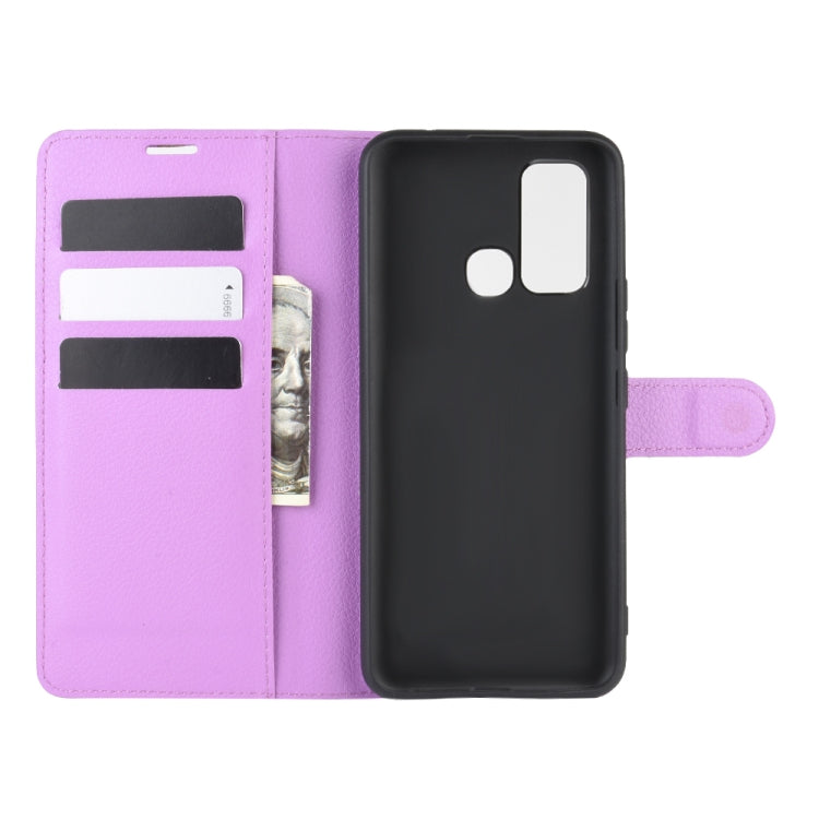 For vivo Z6 5G Litchi Texture Horizontal Flip Protective Case with Holder & Card Slots & Wallet