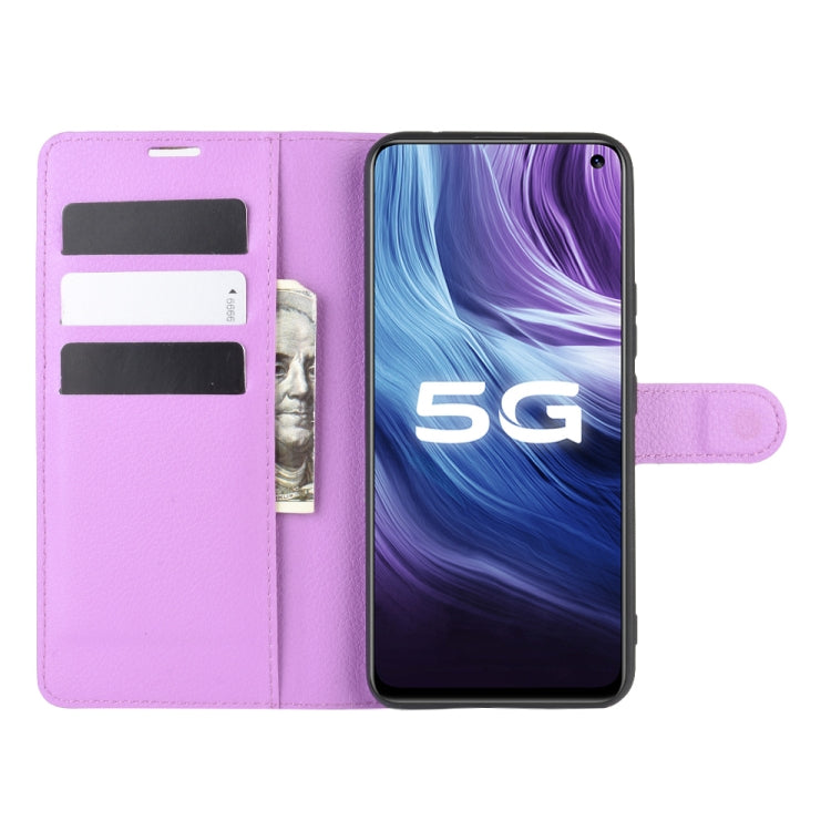 For vivo Z6 5G Litchi Texture Horizontal Flip Protective Case with Holder & Card Slots & Wallet