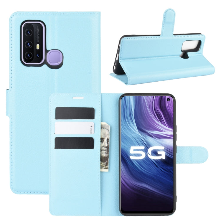 For vivo Z6 5G Litchi Texture Horizontal Flip Protective Case with Holder & Card Slots & Wallet