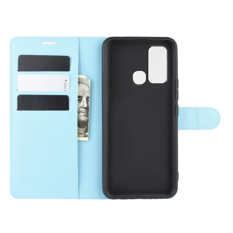 For vivo Z6 5G Litchi Texture Horizontal Flip Protective Case with Holder & Card Slots & Wallet