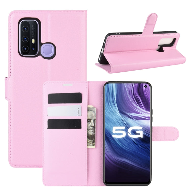 For vivo Z6 5G Litchi Texture Horizontal Flip Protective Case with Holder & Card Slots & Wallet