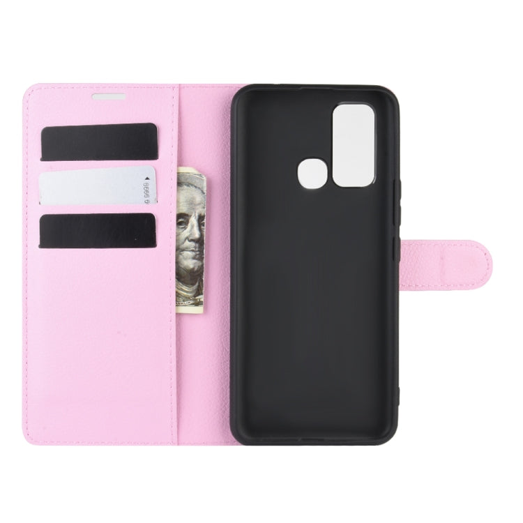 For vivo Z6 5G Litchi Texture Horizontal Flip Protective Case with Holder & Card Slots & Wallet
