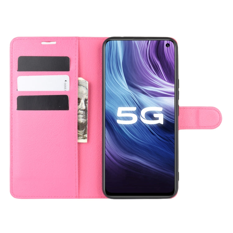 For vivo Z6 5G Litchi Texture Horizontal Flip Protective Case with Holder & Card Slots & Wallet
