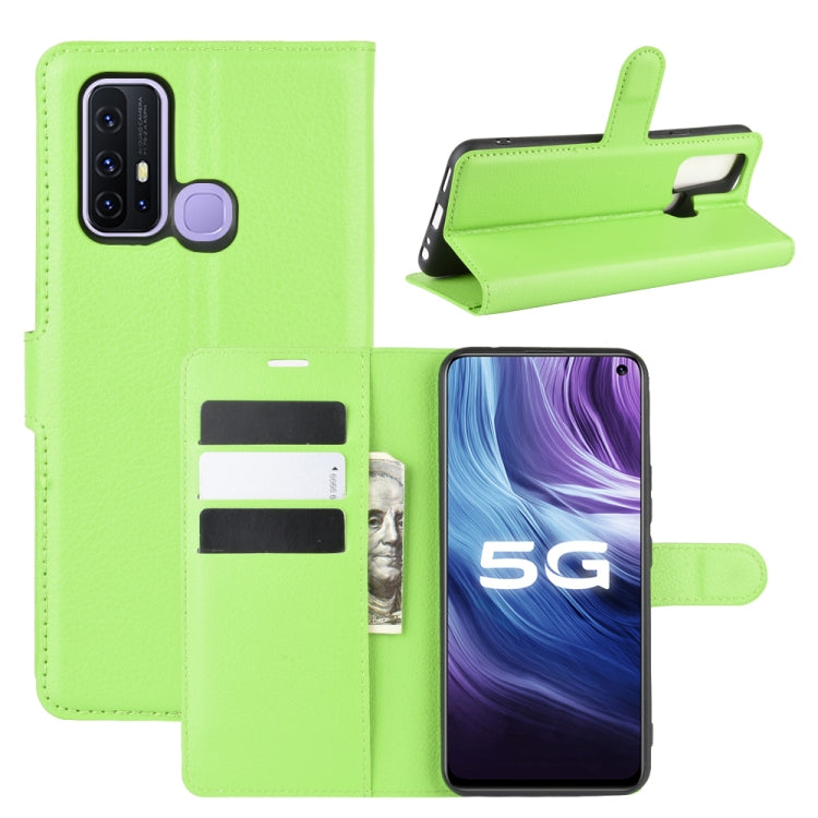 For vivo Z6 5G Litchi Texture Horizontal Flip Protective Case with Holder & Card Slots & Wallet