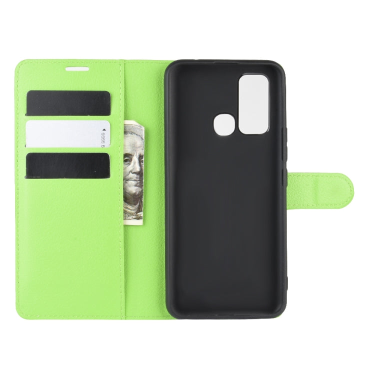 For vivo Z6 5G Litchi Texture Horizontal Flip Protective Case with Holder & Card Slots & Wallet
