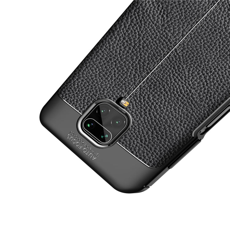 For Xiaomi Redmi Note 9 Pro Max Litchi Texture TPU Shockproof Case