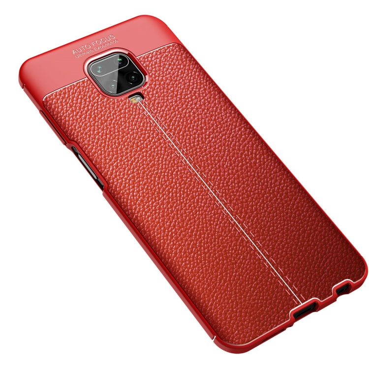 For Xiaomi Redmi Note 9 Pro Max Litchi Texture TPU Shockproof Case