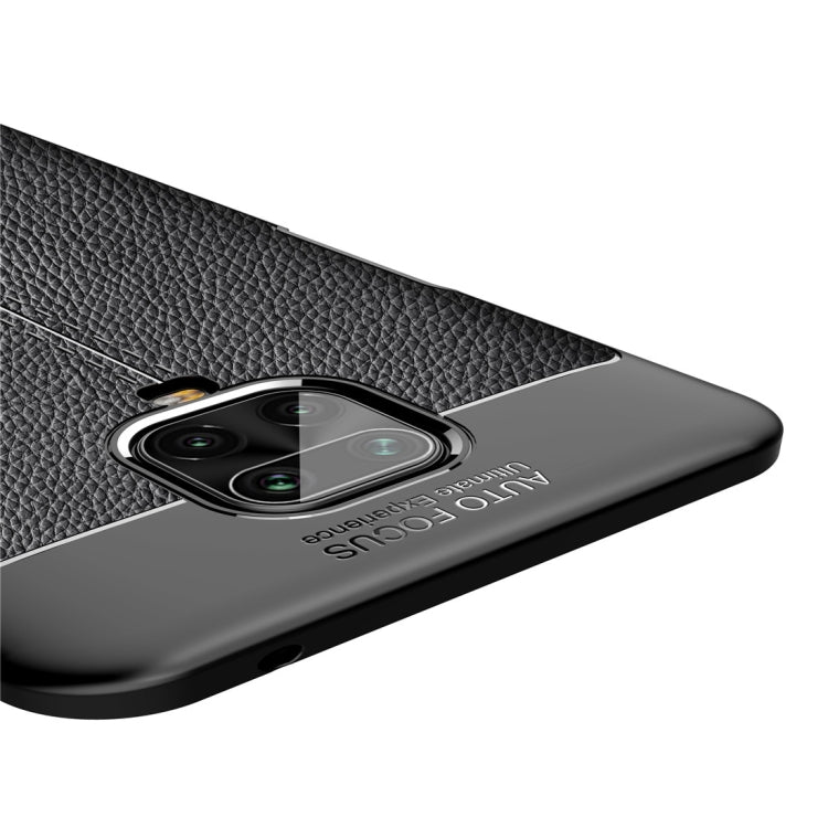 For Xiaomi Redmi Note 9 Pro Max Litchi Texture TPU Shockproof Case
