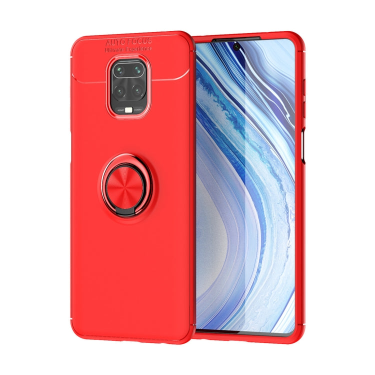 For Xiaomi Redmi Note 9 Pro Max Metal Ring Holder 360 Degree Rotating TPU Case