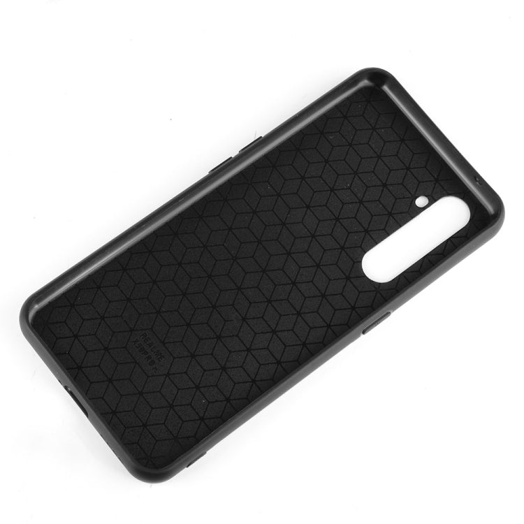 For Oppo Realme X50 Pro Shockproof Sewing Cow Pattern Skin PC + PU + TPU Case