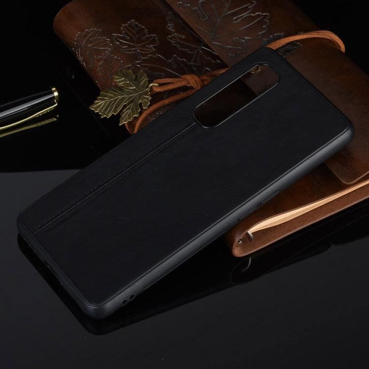 For Oppo Find X2 Pro Regular Version  Shockproof Sewing Cow Pattern Skin PC + PU + TPU Case