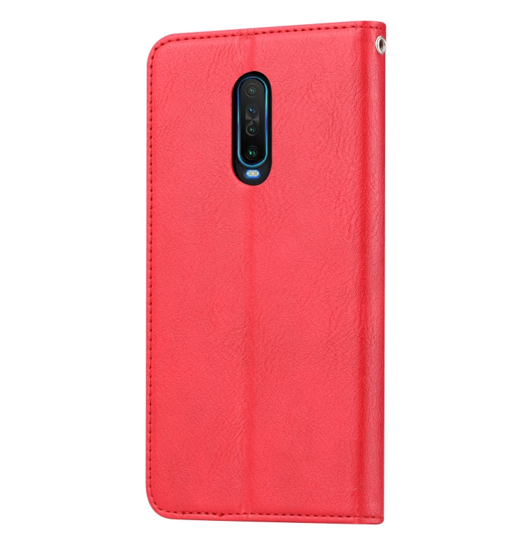 For Xiaomi Redmi K30 Knead Skin Texture Horizontal Flip Leather Case with Photo Frame & Holder & Card Slots & Wallet