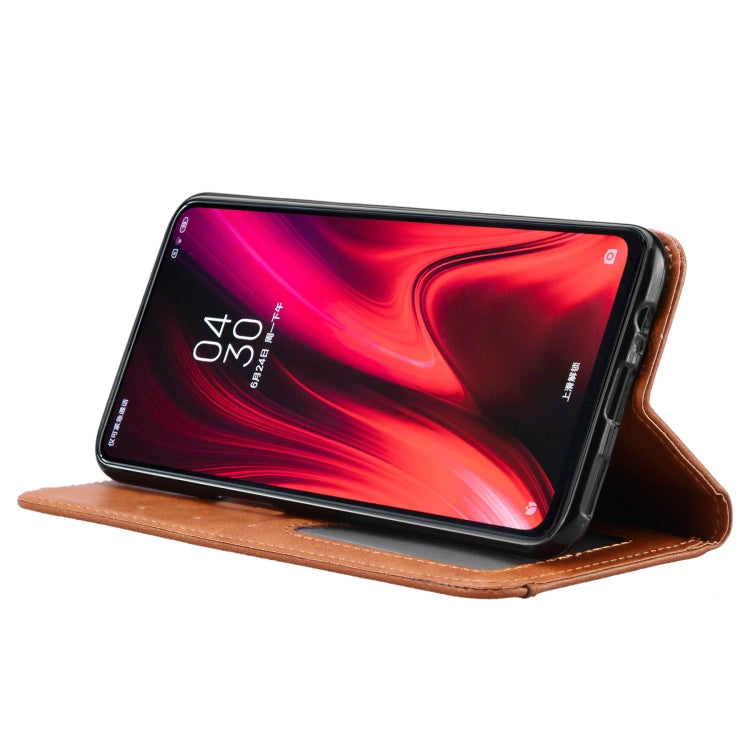 For Xiaomi Redmi K30 Knead Skin Texture Horizontal Flip Leather Case with Photo Frame & Holder & Card Slots & Wallet