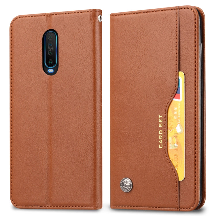 For Xiaomi Redmi K30 Knead Skin Texture Horizontal Flip Leather Case with Photo Frame & Holder & Card Slots & Wallet