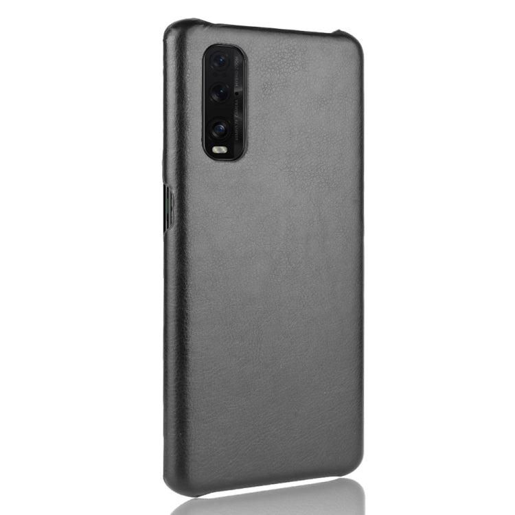 For Oppo Find X2 Shockproof Litchi Texture PC + PU Case