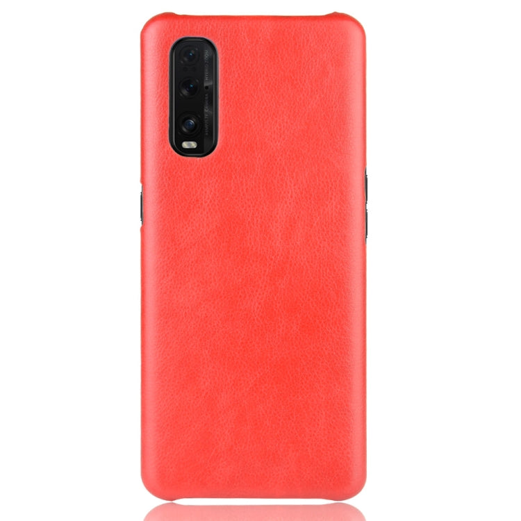 For Oppo Find X2 Shockproof Litchi Texture PC + PU Case