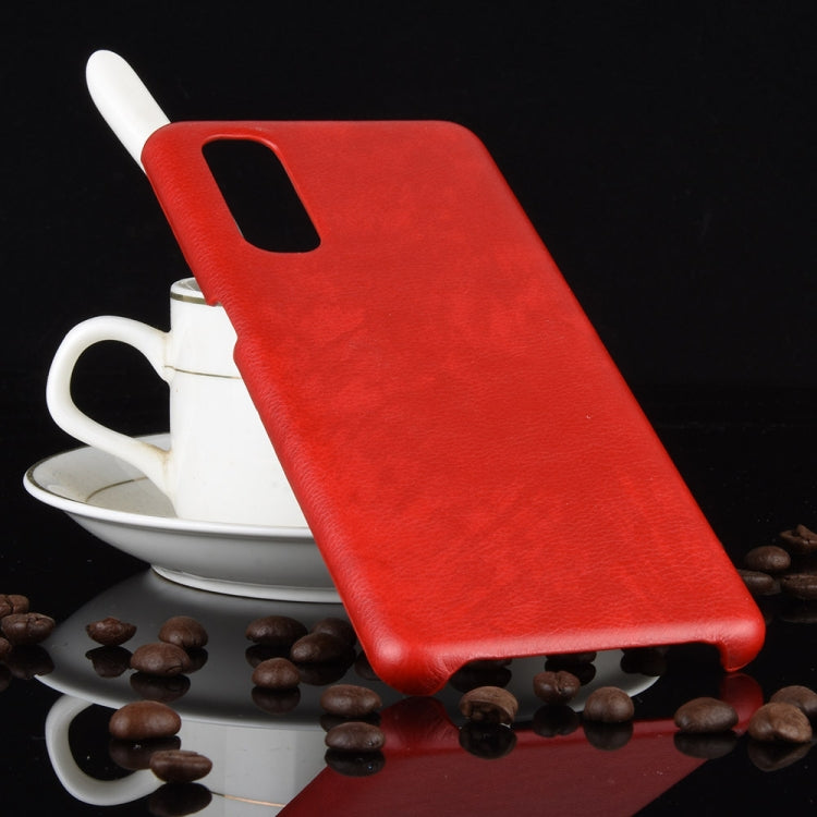 For Oppo Find X2 Shockproof Litchi Texture PC + PU Case