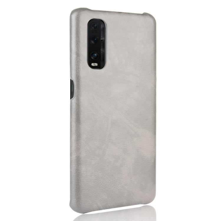 For Oppo Find X2 Shockproof Litchi Texture PC + PU Case