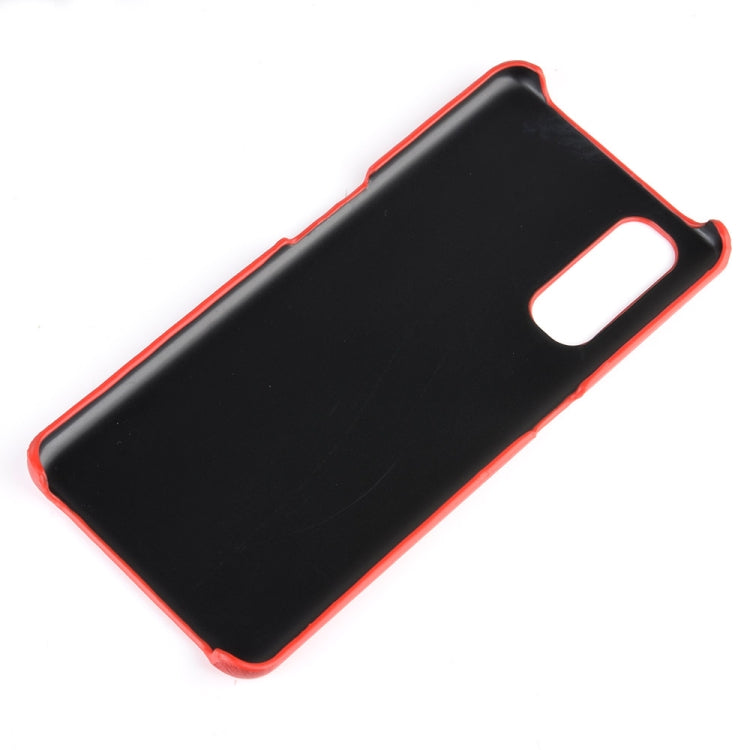 For Oppo Find X2 Shockproof Litchi Texture PC + PU Case