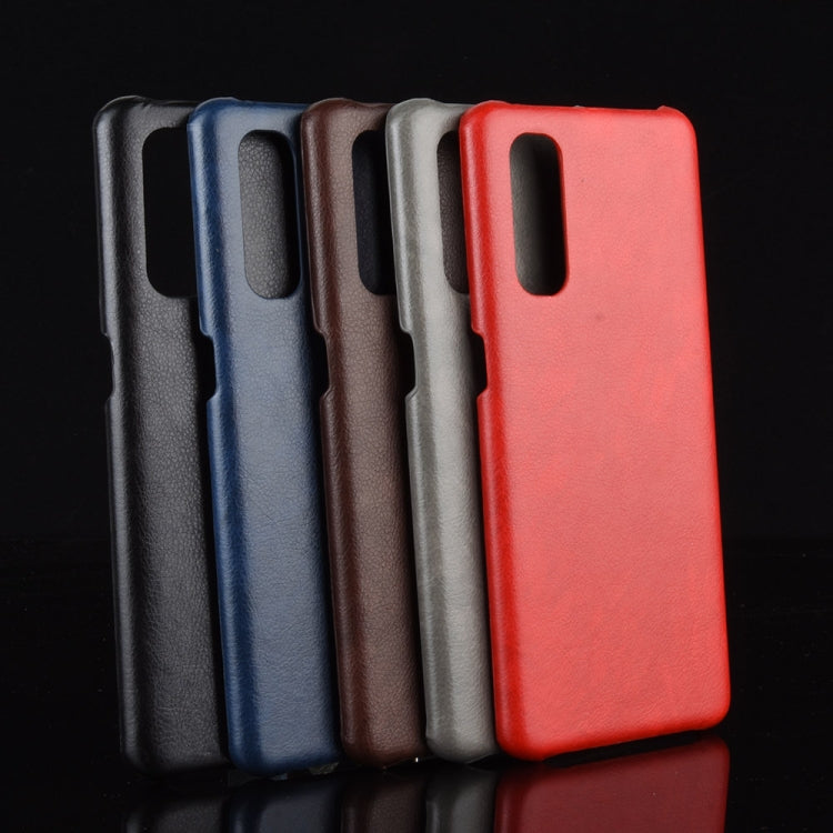 For Oppo Find X2 Shockproof Litchi Texture PC + PU Case