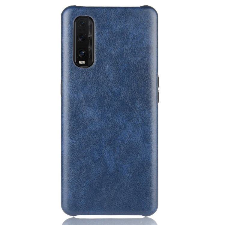 For Oppo Find X2 Shockproof Litchi Texture PC + PU Case