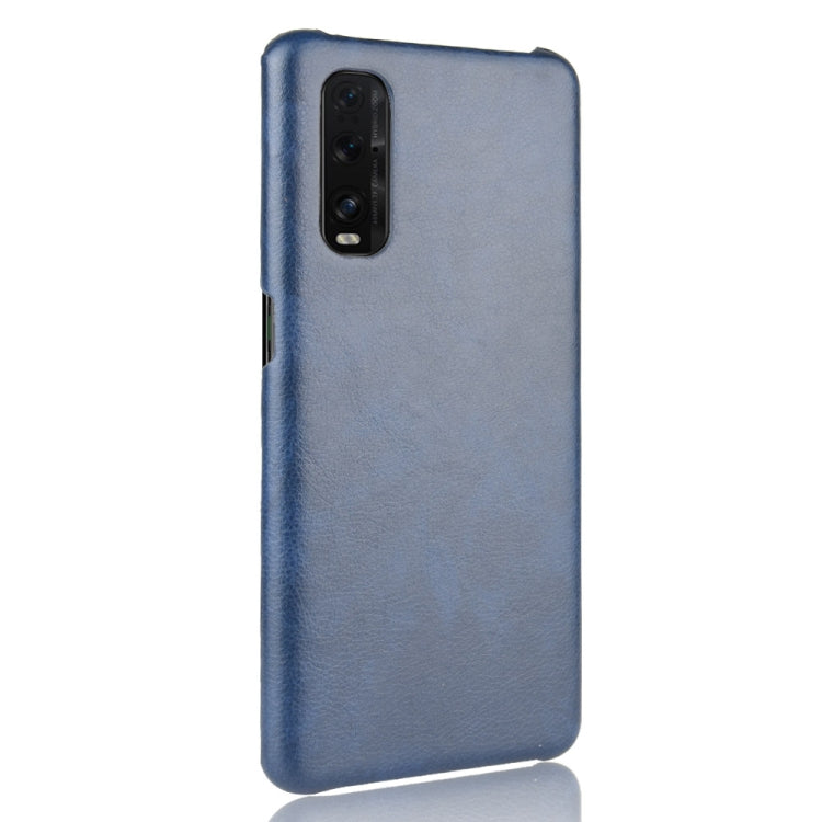 For Oppo Find X2 Shockproof Litchi Texture PC + PU Case