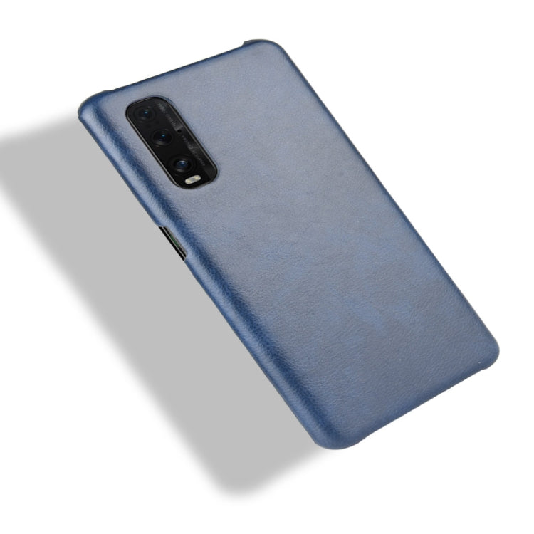 For Oppo Find X2 Shockproof Litchi Texture PC + PU Case