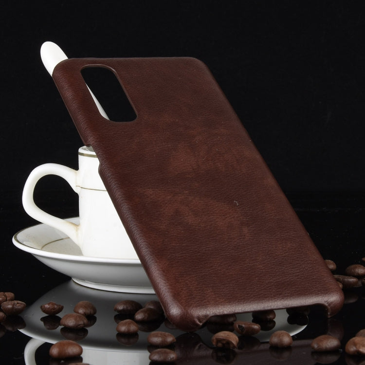 For Oppo Find X2 Shockproof Litchi Texture PC + PU Case