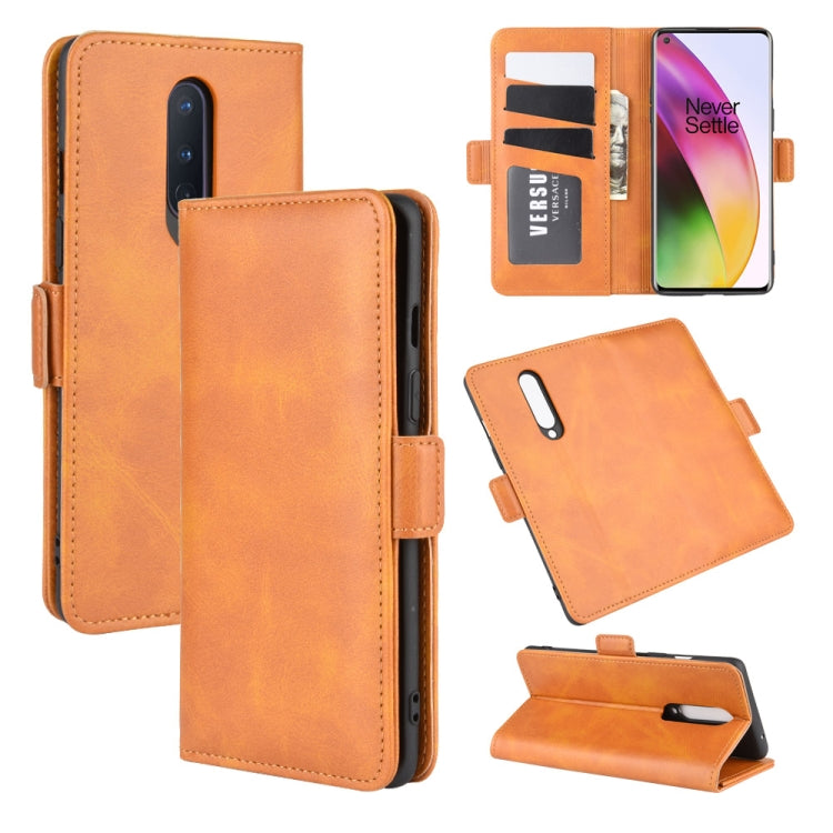 For OnePlus 8 Dual-side Magnetic Buckle Horizontal Flip Leather Case with Holder & Card Slots & Wallet