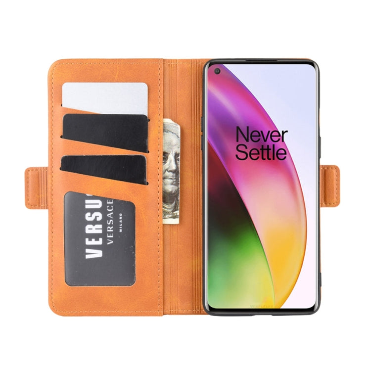 For OnePlus 8 Dual-side Magnetic Buckle Horizontal Flip Leather Case with Holder & Card Slots & Wallet