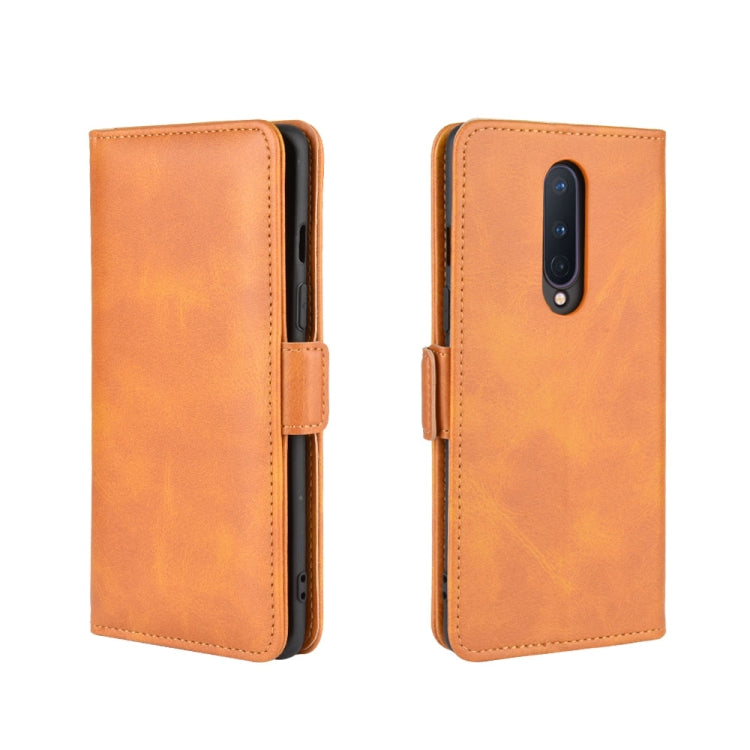 For OnePlus 8 Dual-side Magnetic Buckle Horizontal Flip Leather Case with Holder & Card Slots & Wallet
