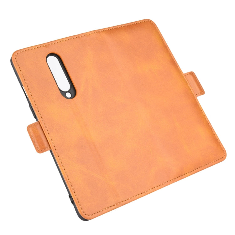 For OnePlus 8 Dual-side Magnetic Buckle Horizontal Flip Leather Case with Holder & Card Slots & Wallet