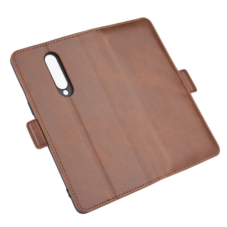 For OnePlus 8 Dual-side Magnetic Buckle Horizontal Flip Leather Case with Holder & Card Slots & Wallet