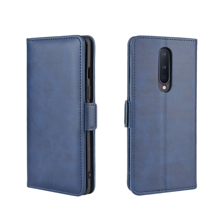 For OnePlus 8 Dual-side Magnetic Buckle Horizontal Flip Leather Case with Holder & Card Slots & Wallet