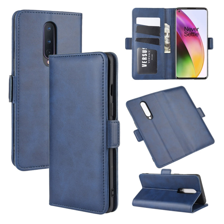 For OnePlus 8 Dual-side Magnetic Buckle Horizontal Flip Leather Case with Holder & Card Slots & Wallet