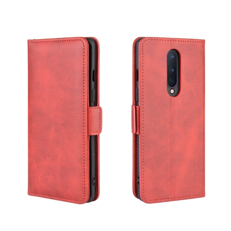 For OnePlus 8 Dual-side Magnetic Buckle Horizontal Flip Leather Case with Holder & Card Slots & Wallet