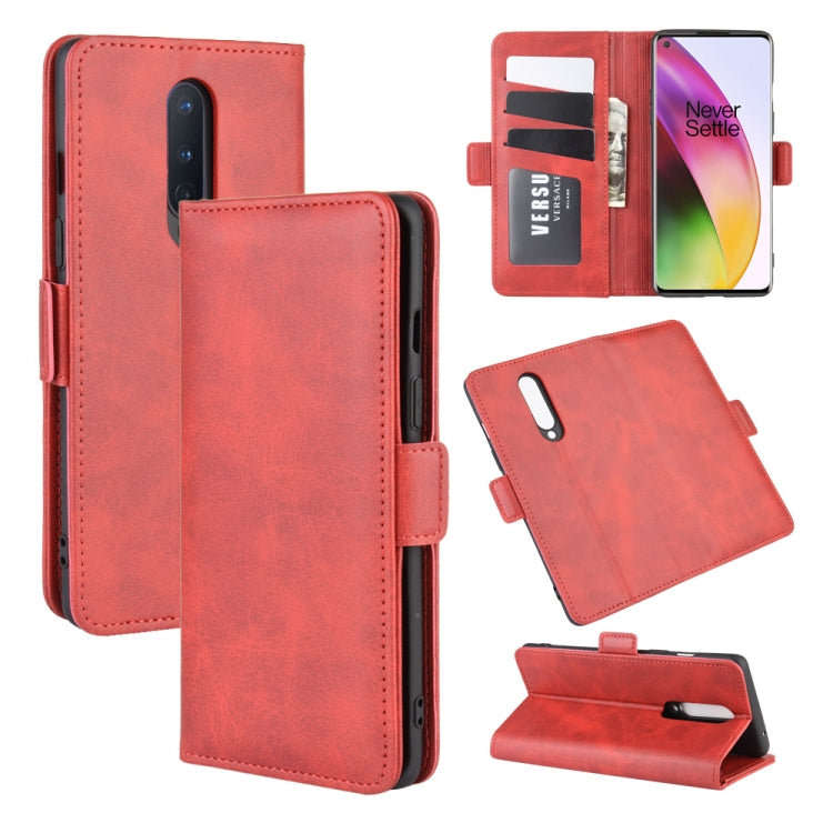 For OnePlus 8 Dual-side Magnetic Buckle Horizontal Flip Leather Case with Holder & Card Slots & Wallet