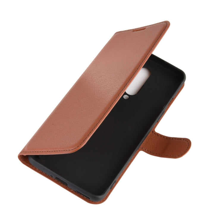 For OnePlus 8 Litchi Texture Horizontal Flip Protective Case with Holder & Card Slots & Wallet