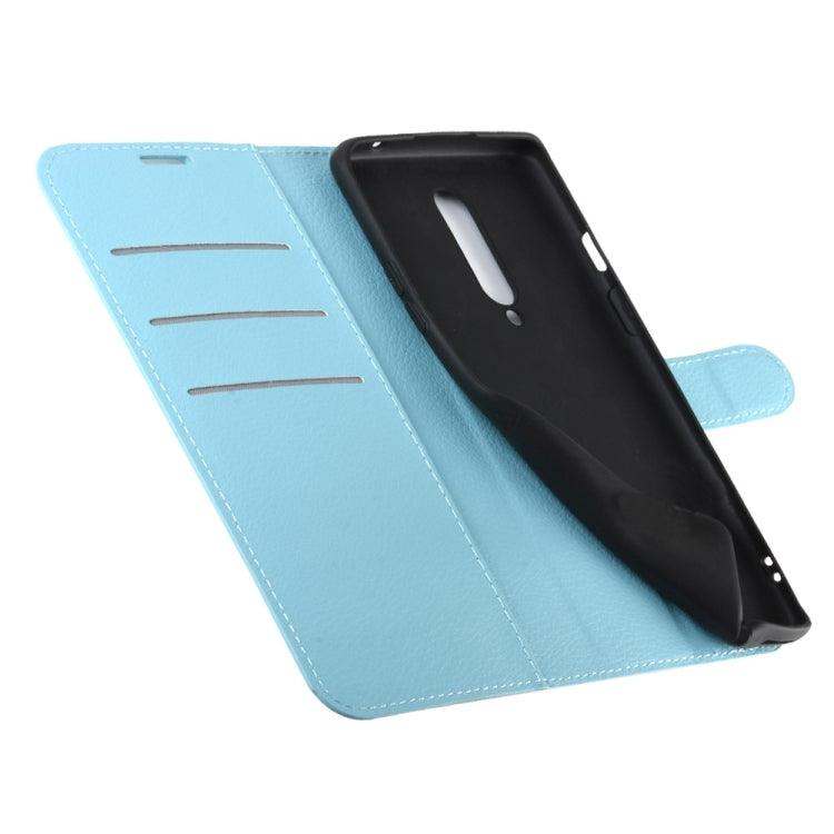 For OnePlus 8 Litchi Texture Horizontal Flip Protective Case with Holder & Card Slots & Wallet