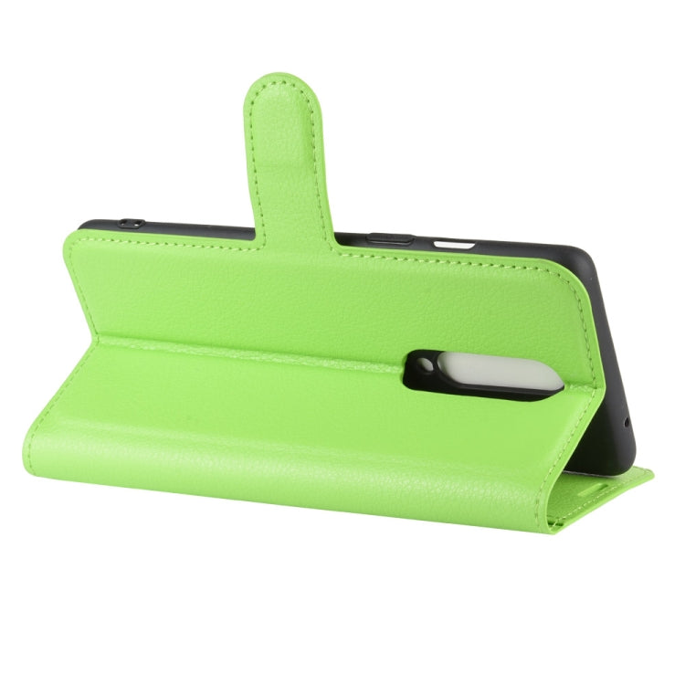 For OnePlus 8 Litchi Texture Horizontal Flip Protective Case with Holder & Card Slots & Wallet