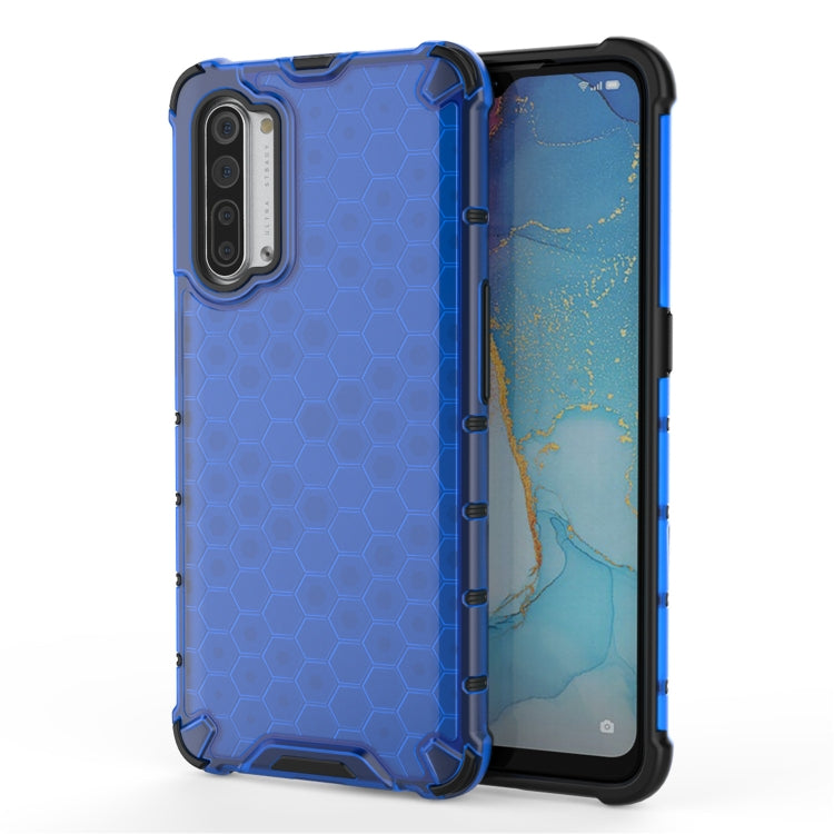 For OPPO Reno3 5G Shockproof Honeycomb PC + TPU Case