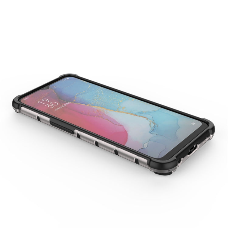 For OPPO Reno3 5G Shockproof Honeycomb PC + TPU Case
