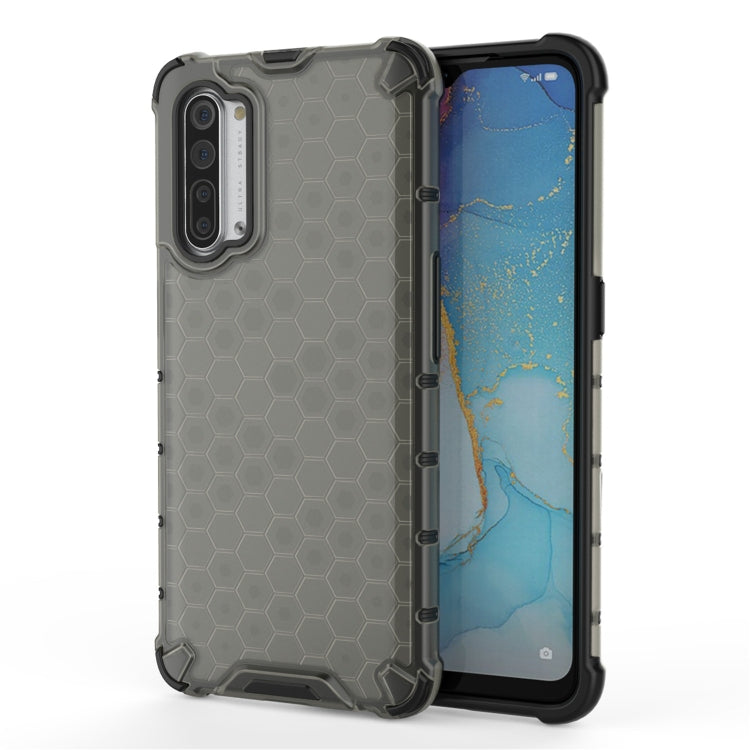 For OPPO Reno3 5G Shockproof Honeycomb PC + TPU Case