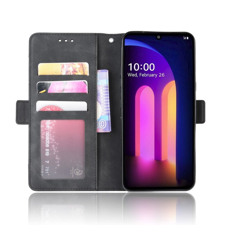 For LG V60 ThinQ 5G Wallet Style Skin Feel Calf Pattern Leather Case ,with Separate Card Slot