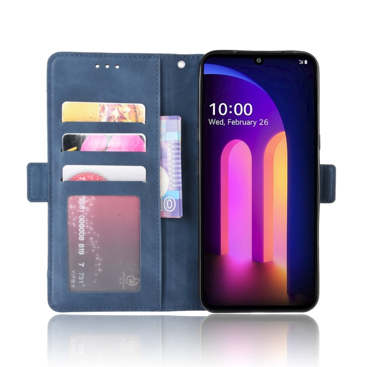 For LG V60 ThinQ 5G Wallet Style Skin Feel Calf Pattern Leather Case ,with Separate Card Slot